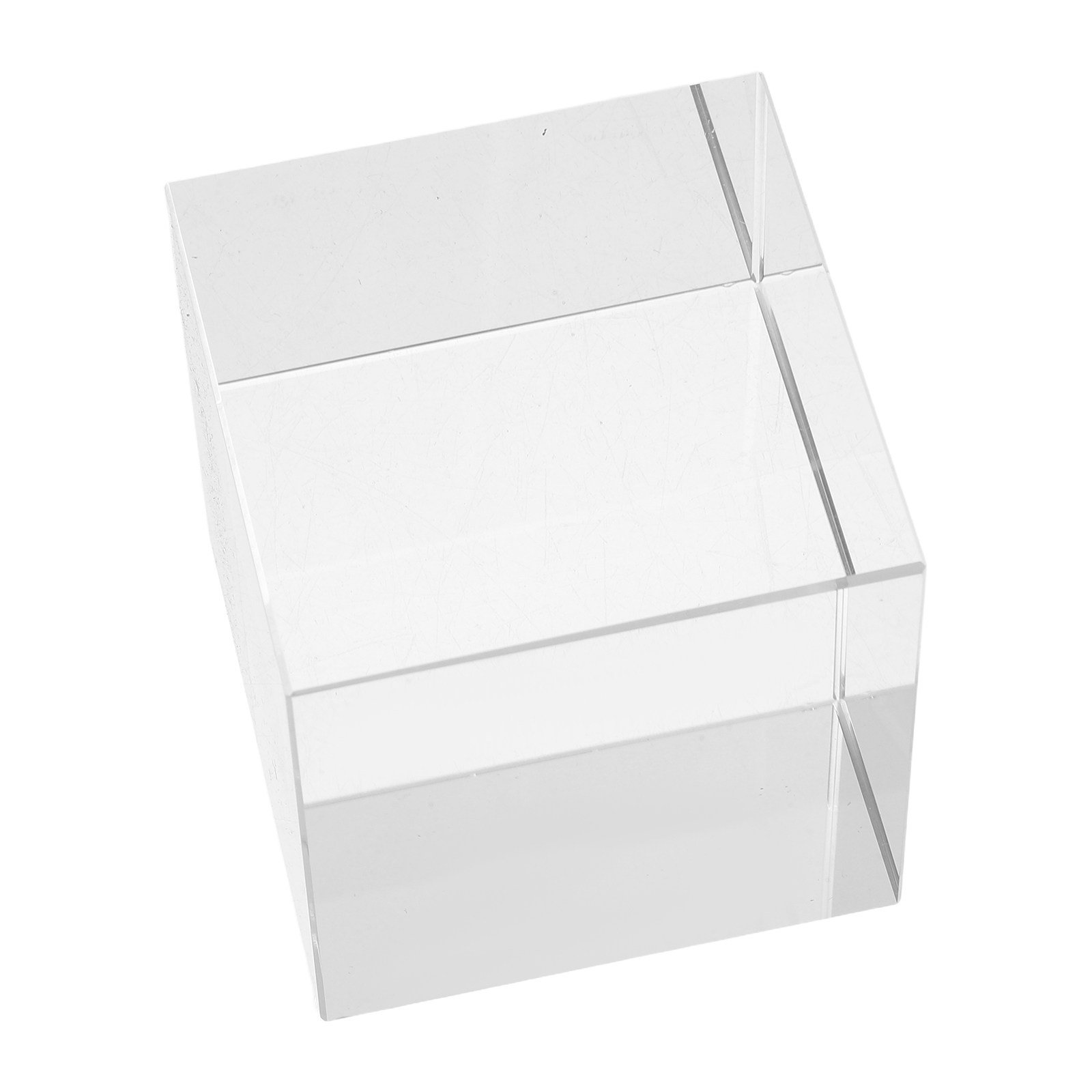 Paper Weight Crystal - Прозрачный квадратный стеклянный пресс-папьешифер с гладкой