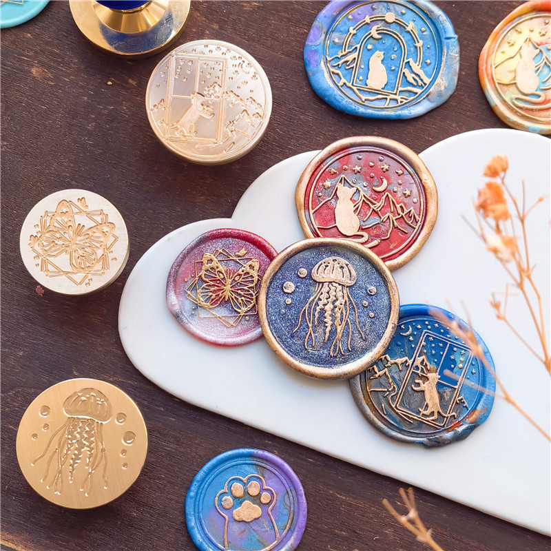 Восковая печать-штамп: Медуза, – обзор и цена Wax Seal Stamp Set