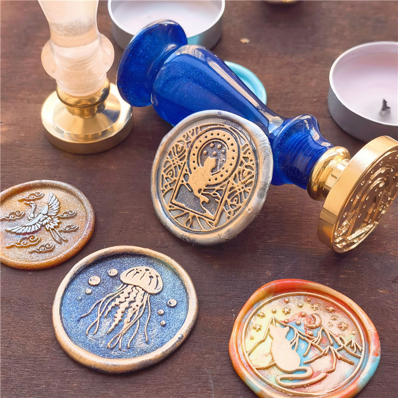 Восковая печать-штамп: Медуза, – обзор и цена Wax Seal Stamp Set