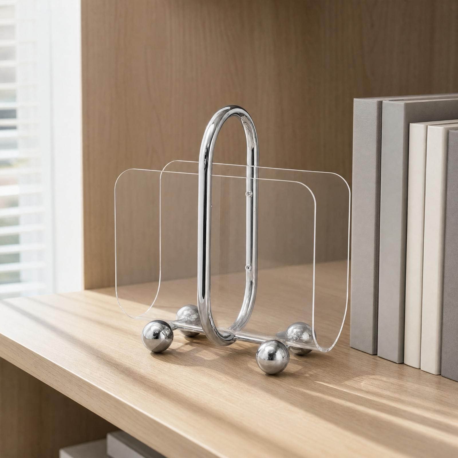 Акриловая подставка для журнал – обзор и цена Magazine Holder Rack