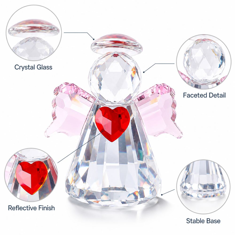 Новая фигурка ангела из гранен – обзор и цена Paper Weight Crystal