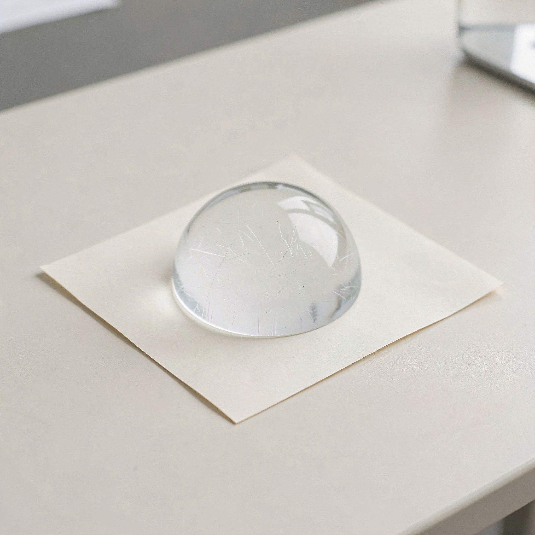 6 шт. прозрачных стеклянных ку – обзор и цена Paper Weight Crystal